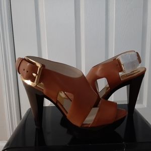 Michael Kors Carla leather platform